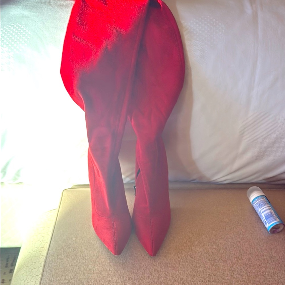 Elegant Red Women's Boots